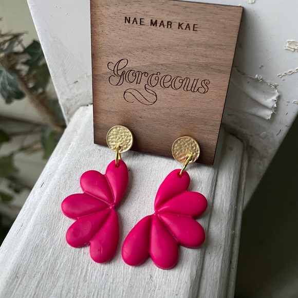 NWT Nickel-Free Clay Fusha Earrings - Picture 2 of 7